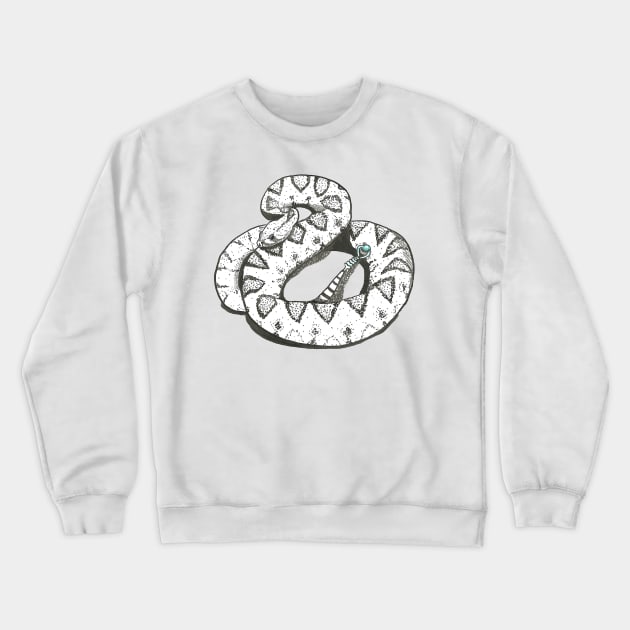 Rattlesnake Crewneck Sweatshirt by Créa'RiBo